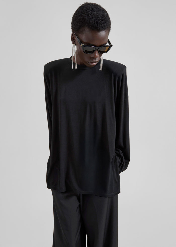 Ravvi Soft Padded Top - Black