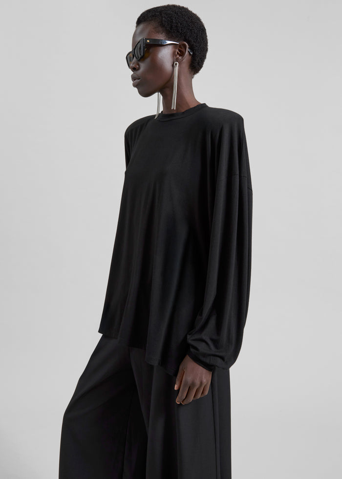 Ravvi Soft Padded Top - Black