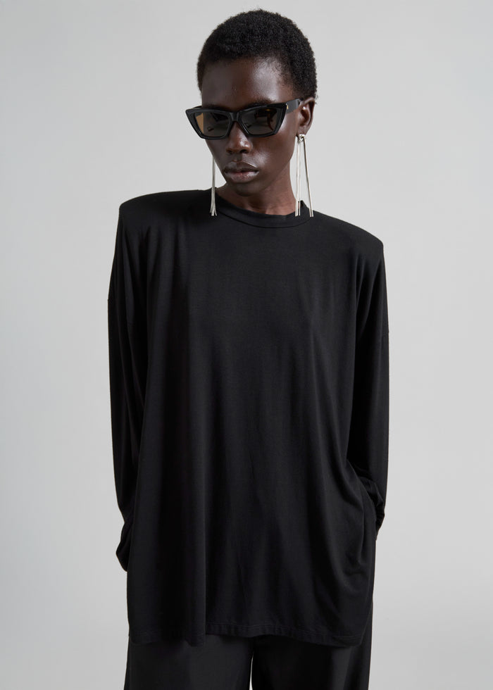 Ravvi Soft Padded Top - Black