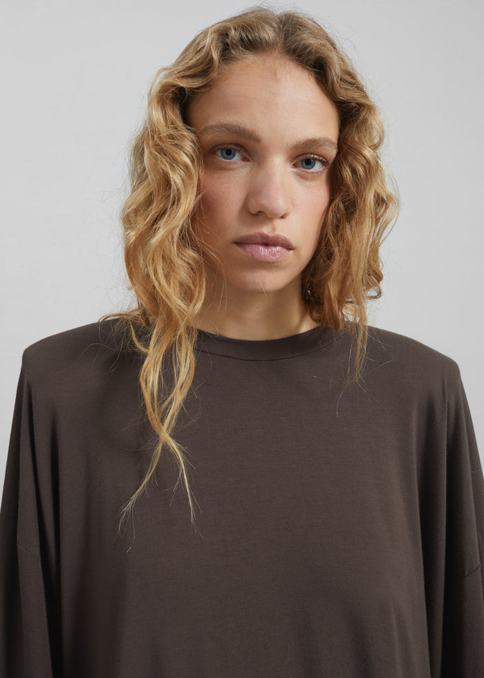 Ravvi Soft Padded Top - Brown