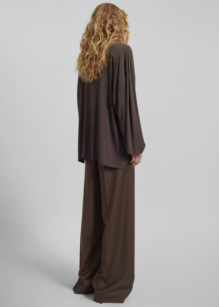 Ravvi Soft Padded Top - Brown