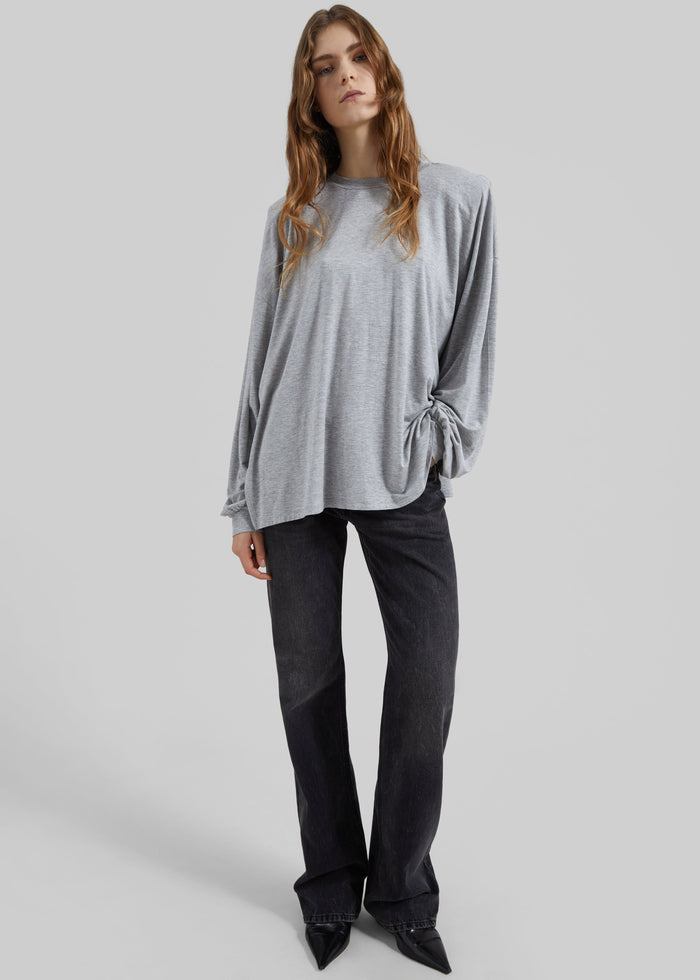 Ravvi Soft Padded Top - Grey