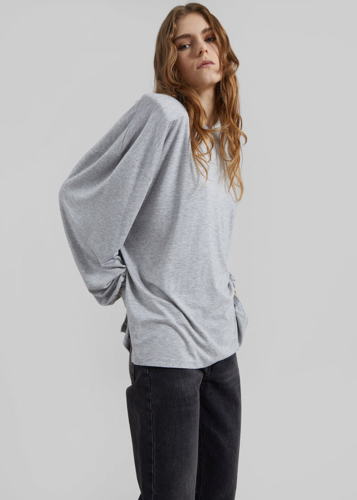 Ravvi Soft Padded Top - Grey