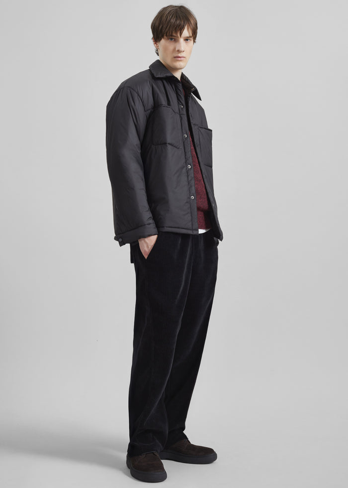 Reffroy Puffer Overshirt - Black
