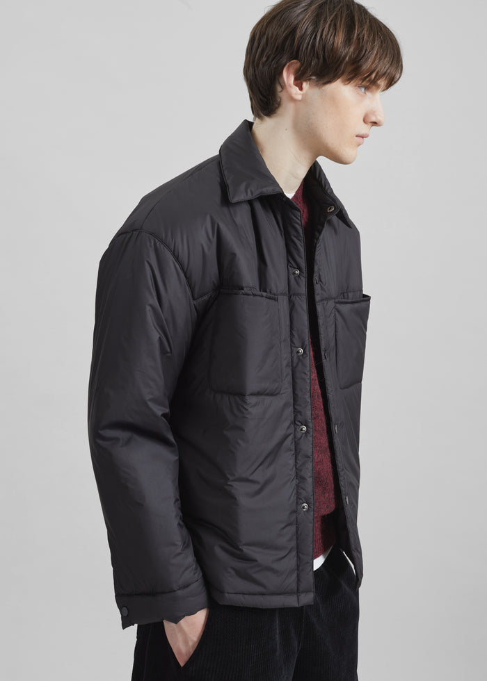 Reffroy Puffer Overshirt - Black