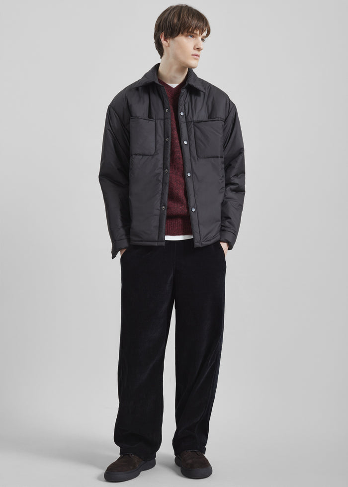 Reffroy Puffer Overshirt - Black