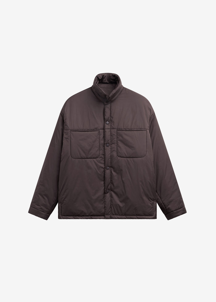 Reffroy Puffer Overshirt - Brown