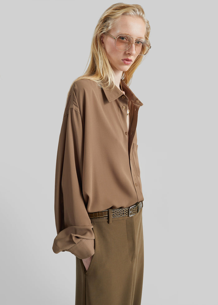 Rema Shirt - Khaki Brown
