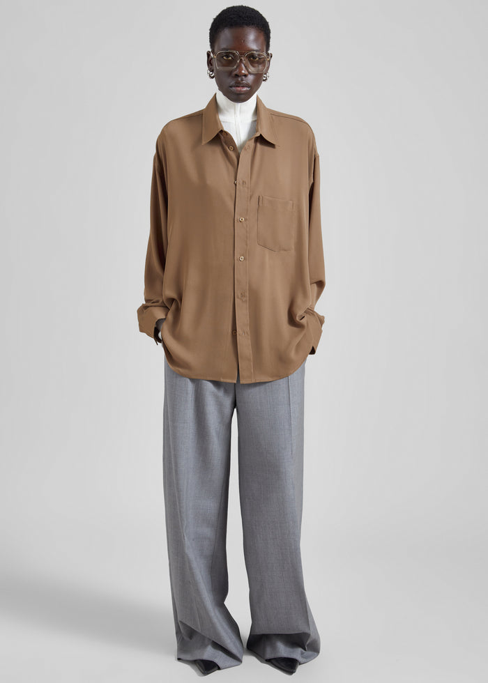 Rema Shirt - Khaki Brown