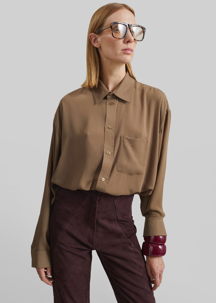 Rema Shirt - Khaki Brown