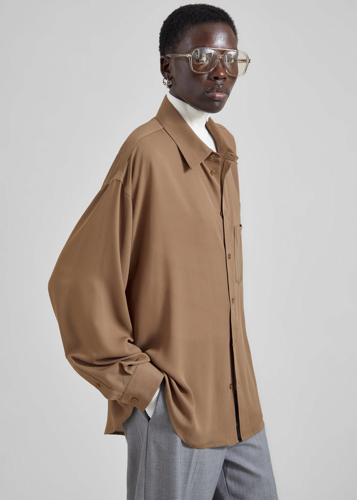 Rema Shirt - Khaki Brown