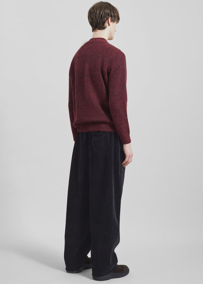 Renzo Velvet Pants - Black