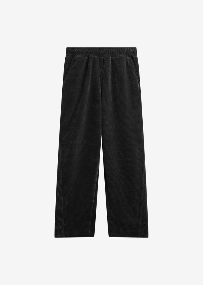 Renzo Velvet Pants - Black