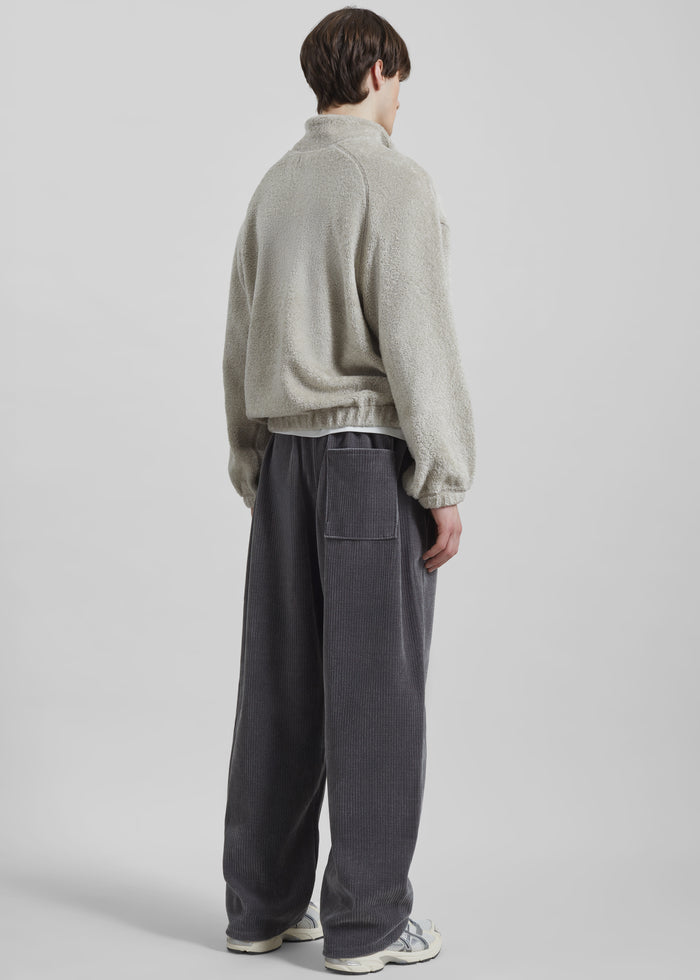 Renzo Velvet Pants - Grey