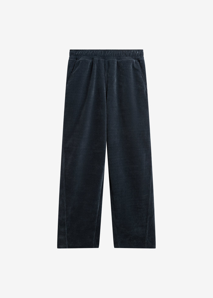 Renzo Velvet Pants - Navy