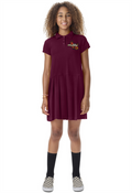 Reyes School Girls Maroon Dress