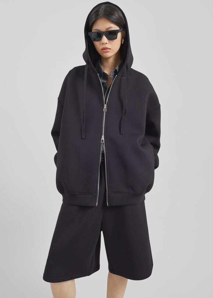 Rian Oversized Hoodie - Black