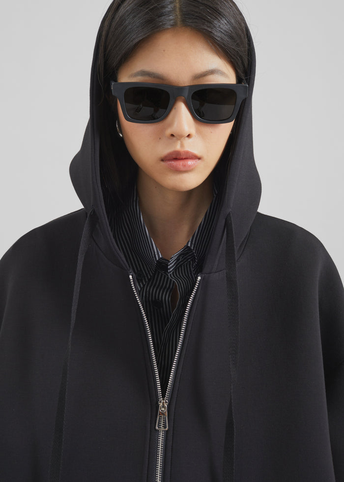 Rian Oversized Hoodie - Black