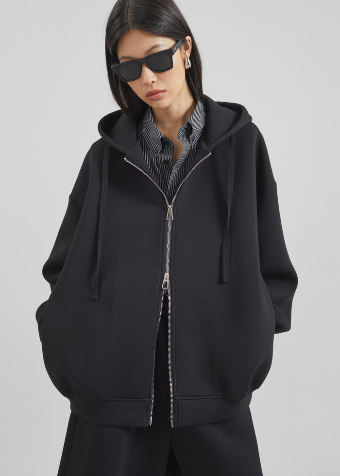Rian Oversized Hoodie - Black