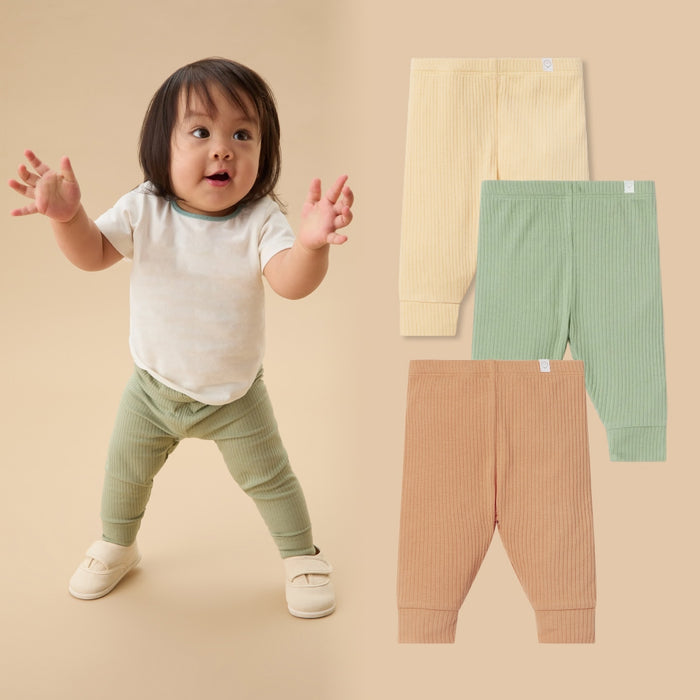 Ribbed Leggings 3 Pack
