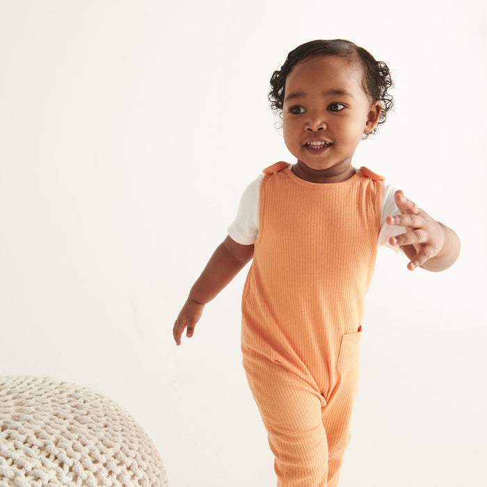 Ribbed Orange / 0 - 3 M