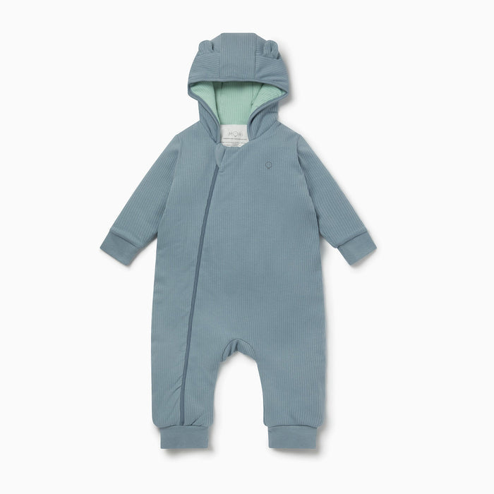 Ribbed Blue & Mint / 12 - 18 M
