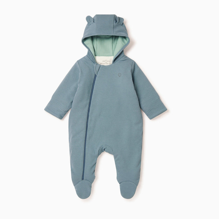Ribbed Blue & Mint / Newborn