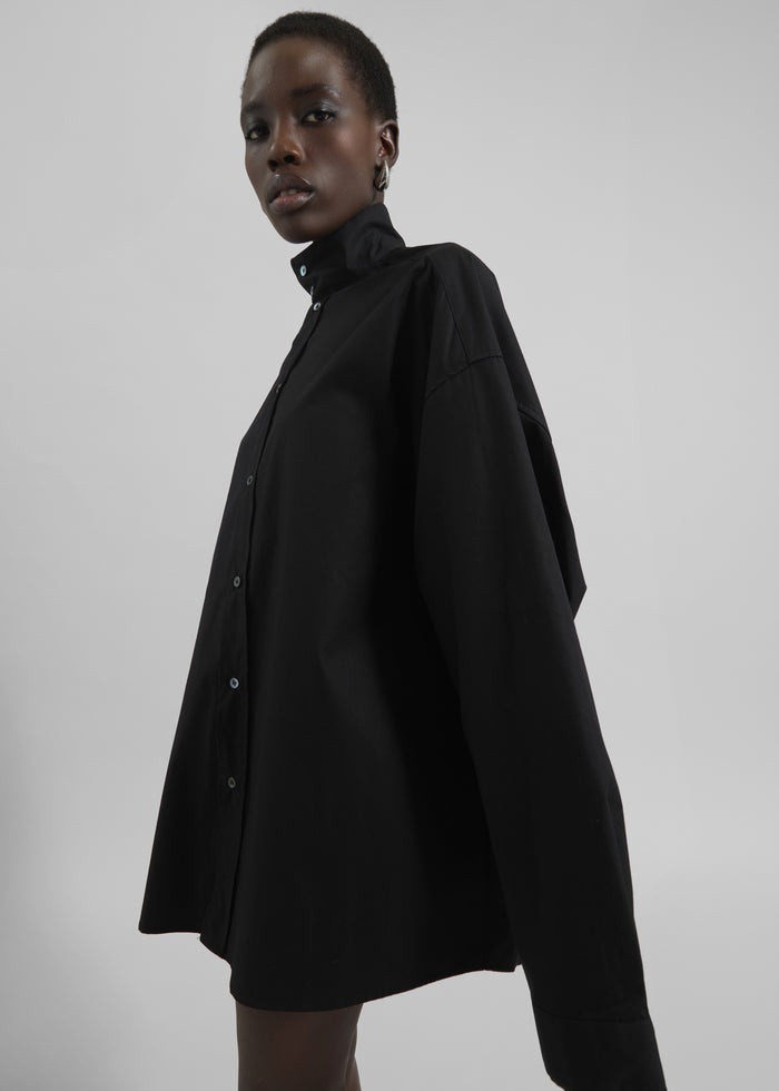 Riken Oversized Shirt - Black