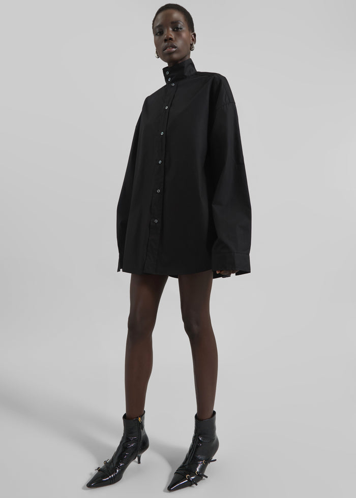 Riken Oversized Shirt - Black