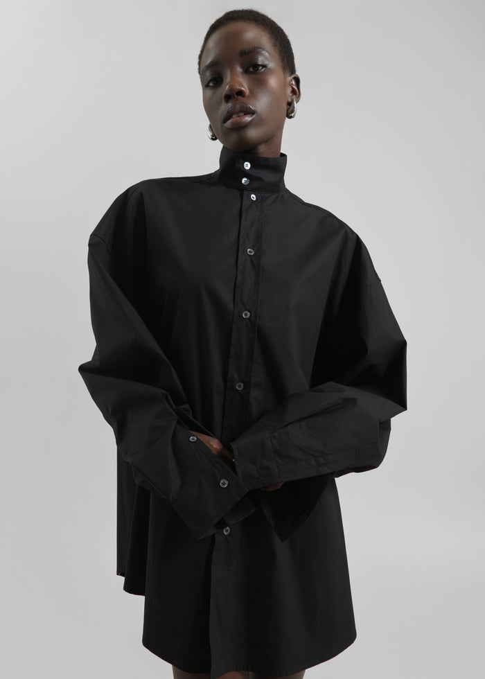 Riken Oversized Shirt - Black