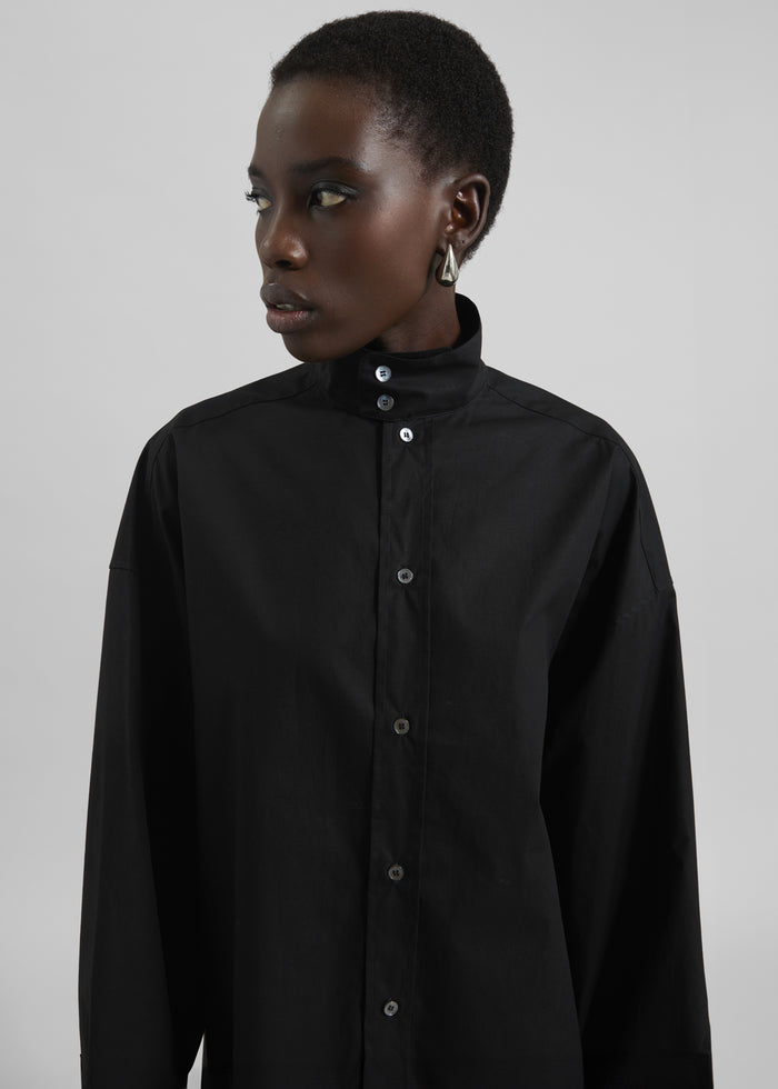 Riken Oversized Shirt - Black