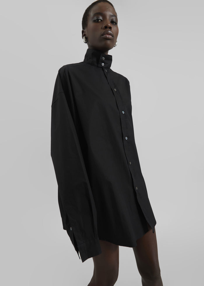 Riken Oversized Shirt - Black