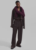 Ripley Pleated Trousers - Brown