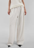 Ripley Pleated Trousers - Ivory