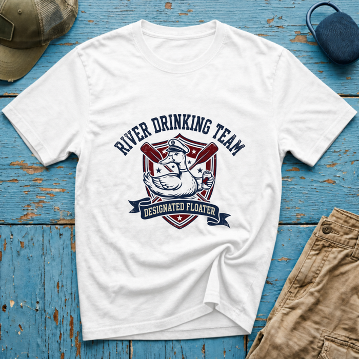 River Drinking Team Graphic T-Shirt