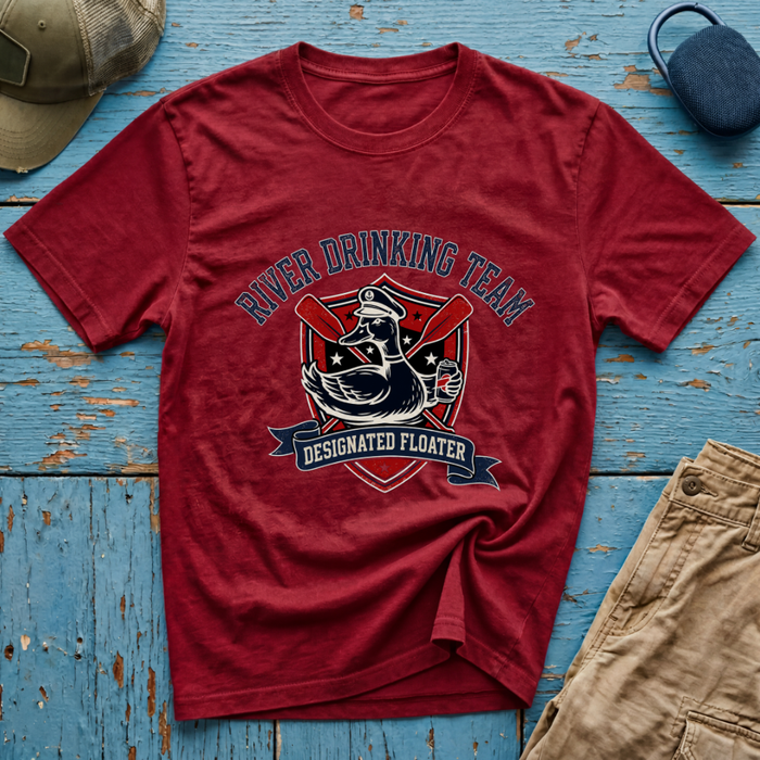 River Drinking Team Graphic T-Shirt