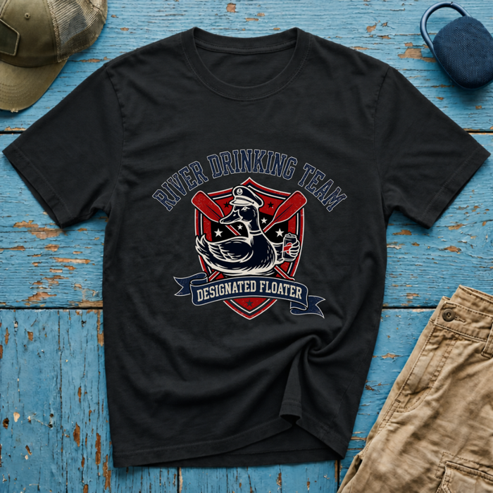 River Drinking Team Graphic T-Shirt