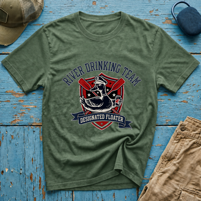 River Drinking Team Graphic T-Shirt