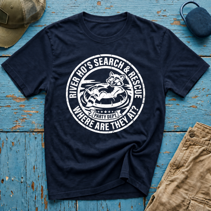 River Ho Search an Rescue Team Graphic T-Shirt