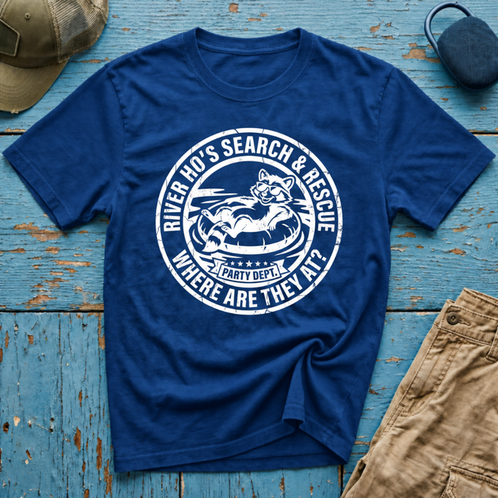 River Ho Search an Rescue Team Graphic T-Shirt