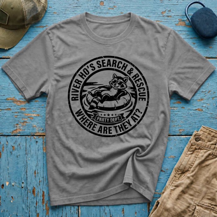 River Ho Search an Rescue Team Graphic T-Shirt