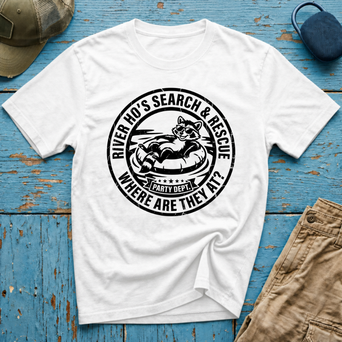 River Ho Search an Rescue Team Graphic T-Shirt