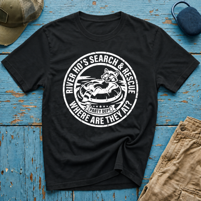 River Ho Search an Rescue Team Graphic T-Shirt