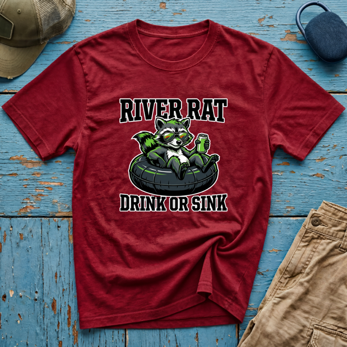 River Rat Drink or Sink Graphic T-Shirt