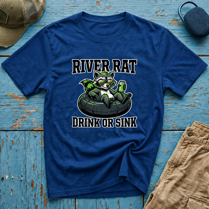 River Rat Drink or Sink Graphic T-Shirt