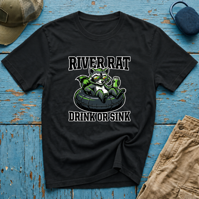 River Rat Drink or Sink Graphic T-Shirt