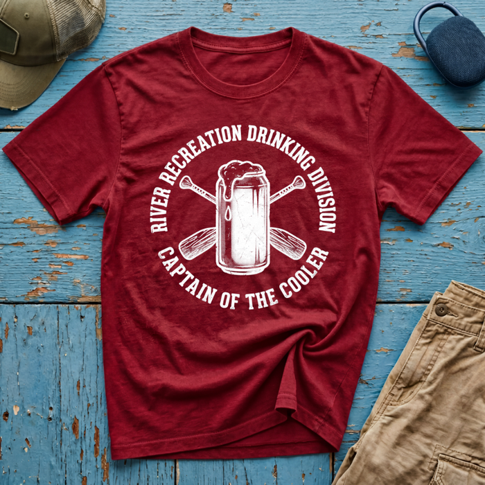 River Recreation Drinking Graphic T-Shirt