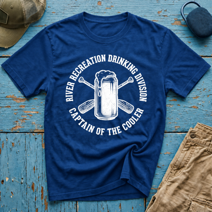 River Recreation Drinking Graphic T-Shirt