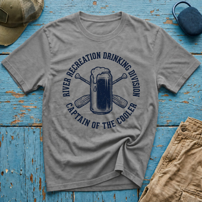 River Recreation Drinking Graphic T-Shirt