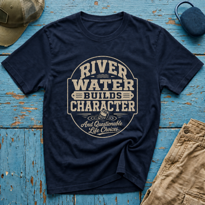 River Water Builds Character Graphic T-Shirt